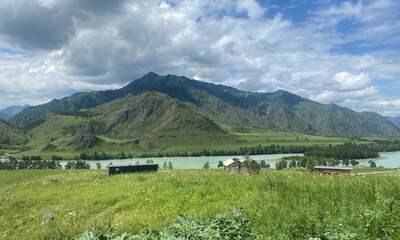 Глэмпинг Точка в горах Алтая