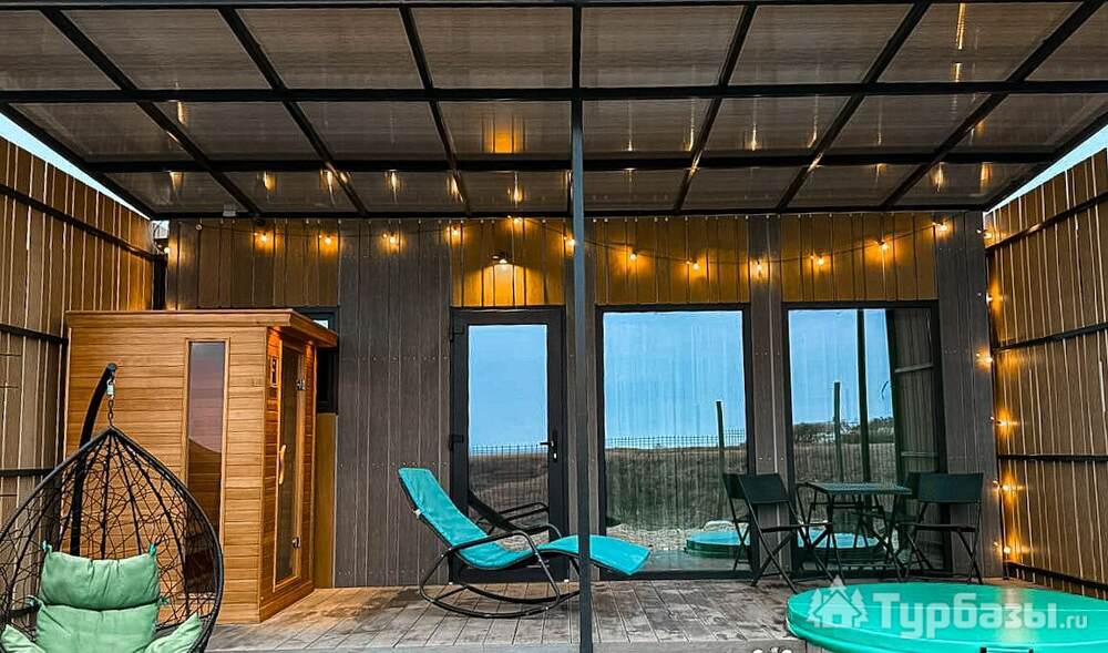 Домик с приватной территорией и купелью